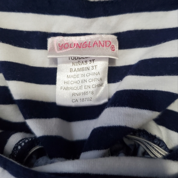 YoungLand Red white & Blue 4th of July Summer Dress Size 3T - Picture 4 of 4